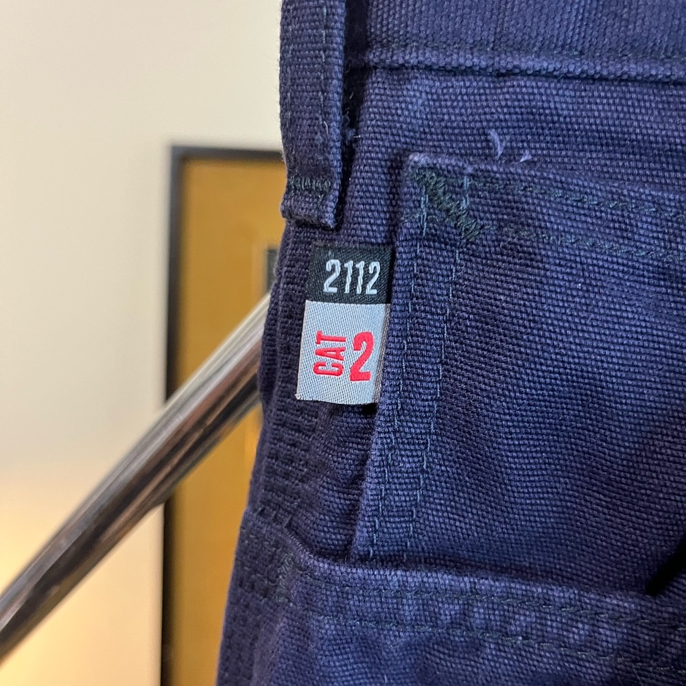 Carhartt Dark Blue Loose Fit Pants FR Style Work Pants, 36”X 30” - Picture 4 of 7